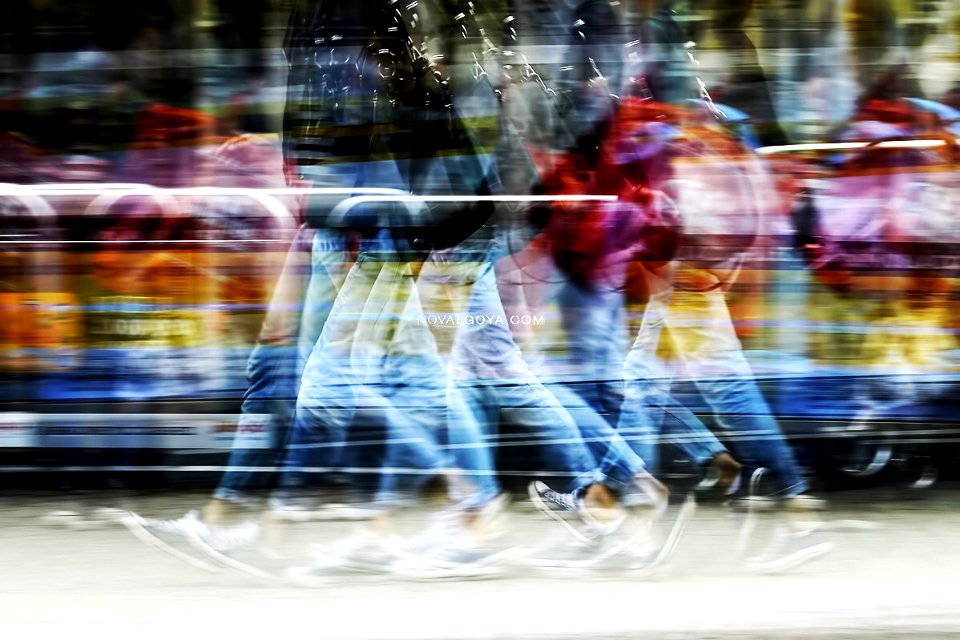 Colored stepping