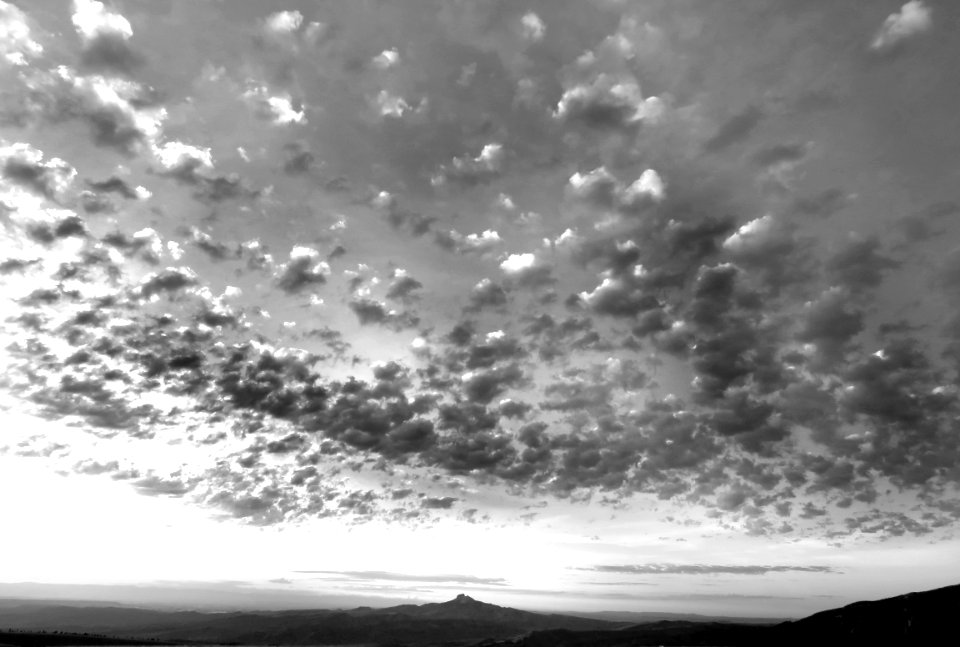 018 - CAMPSITE EAST OF DEAD INDIAN PASS, WYOMING - BW