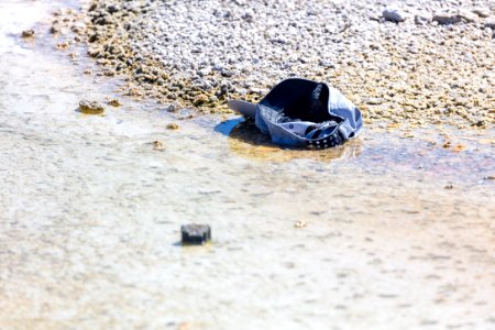 Lost hat in Norris Geyser Basin (2)