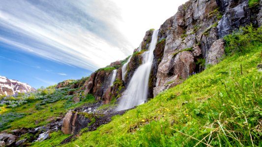 Icelandic waterfall photo