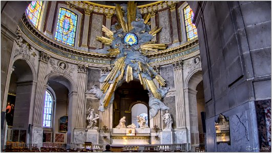 Lady Chapel in the Église Saint-Roch, Paris photo