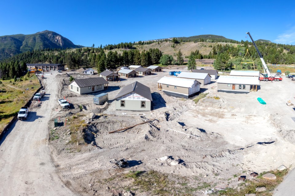 YACC Camp layout with first set of new homes