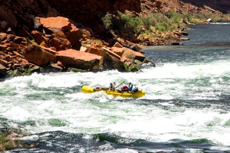 Quick adjustment in House Rock Rapid