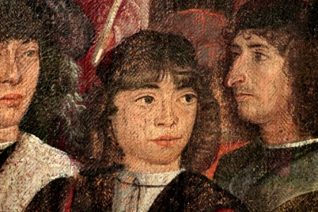 Vittore Carpaccio, 1465-1526, Martyr des pèlerins et funérailles de Sainte Ursule, dét., 1493, Galleria dell'Accademia, Florence photo