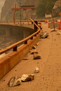 Road in Glenwood Canyon.