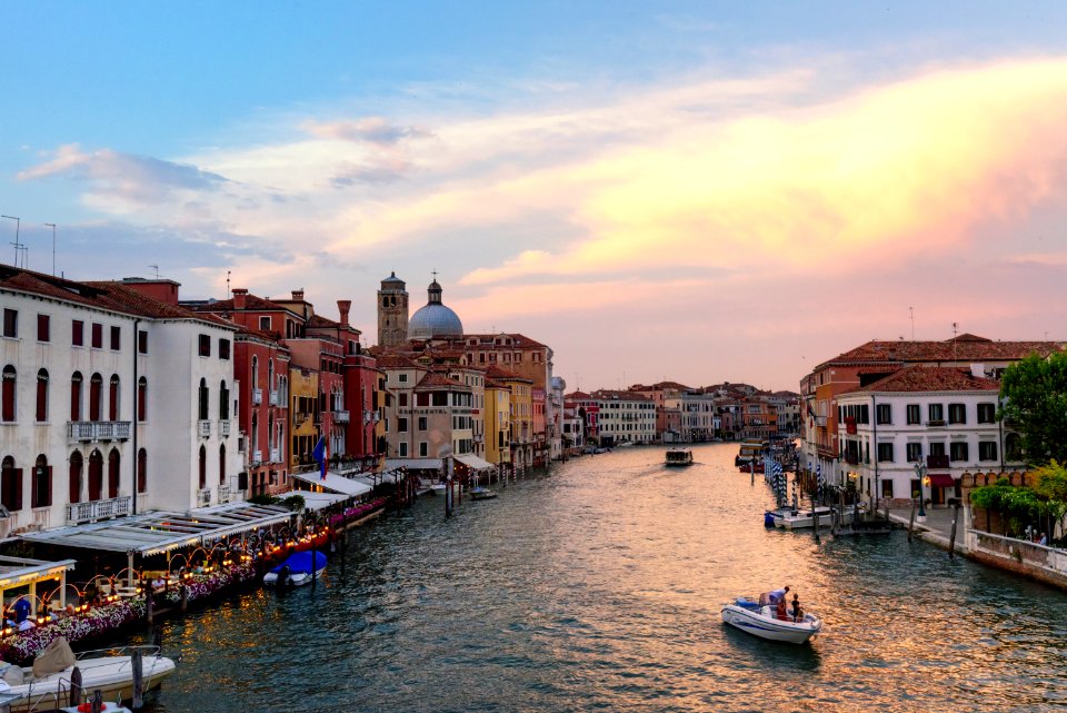 Sunset on the Grand Canal