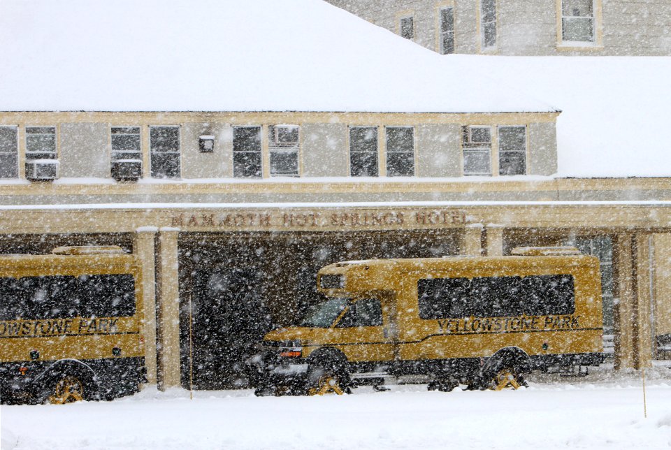 Snowcoaches at Mammoth