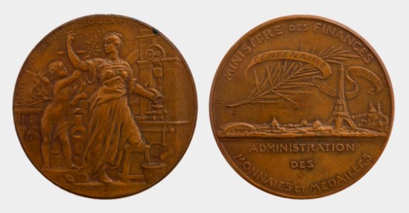 French Revolution Centennial medal, Exposition Universelle of 1889.