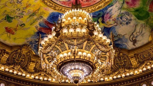 Chandelier of the Palais Garnier, Paris
