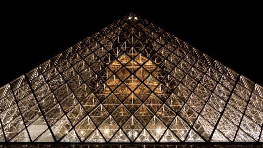 I. M. Pei's Pyramid, The Louvre photo