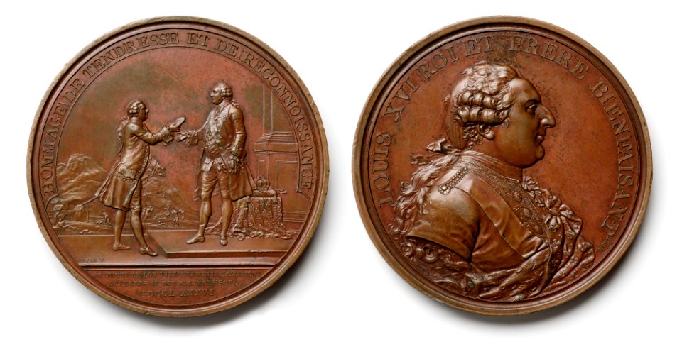 1786 Medal Commemorating the Mines at Allemont