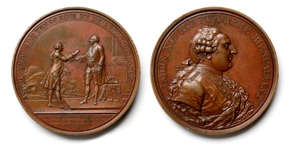 1786 Medal Commemorating the Mines at Allemont