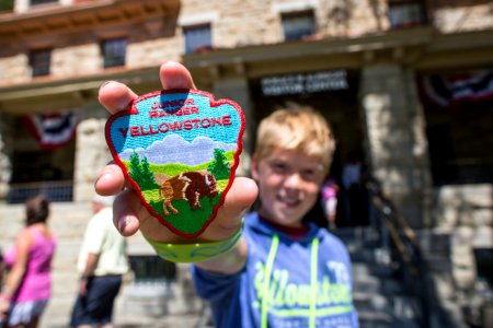 Yellowstone's newest Junior Ranger