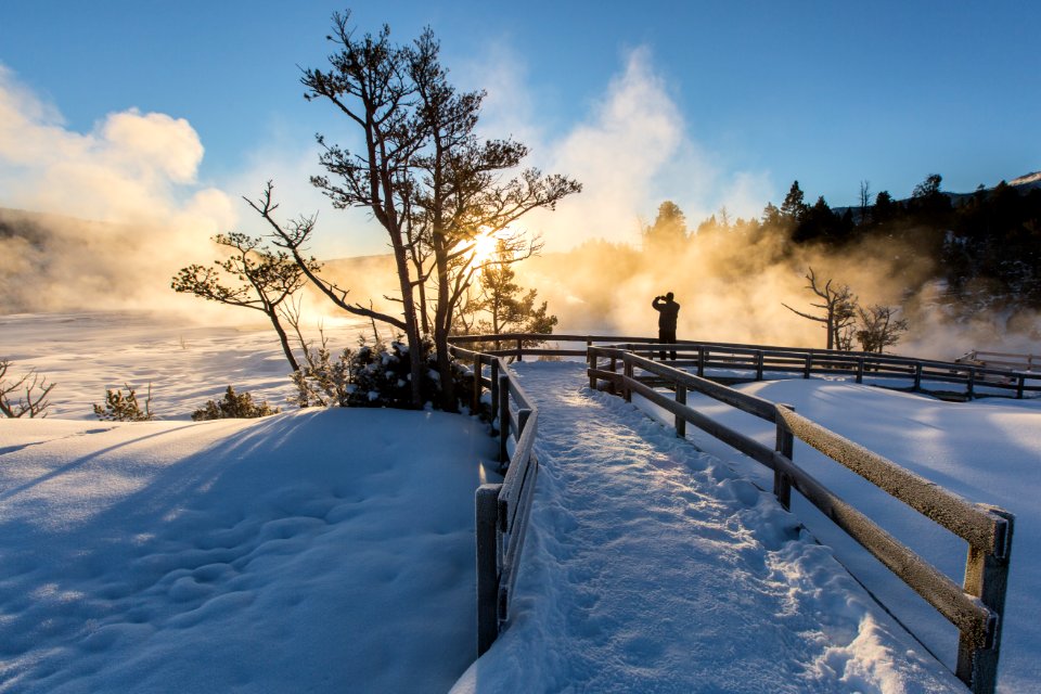 Sunrise, Mammoth Hot Springs