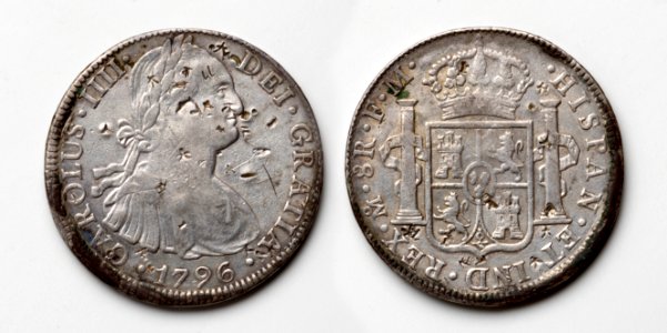 1796 Spanish Colonial 8 Reales