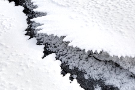 Ice formations along Slough Creek