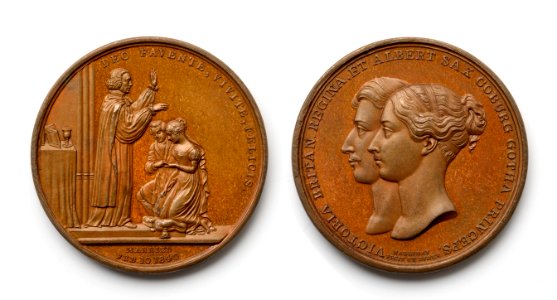 1840 Victoria and Albert Wedding Commemorative Medal
