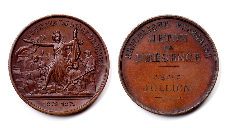 1871 Siege of Paris Medal
