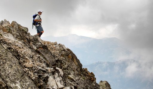 Head in the clouds on Electric Peak