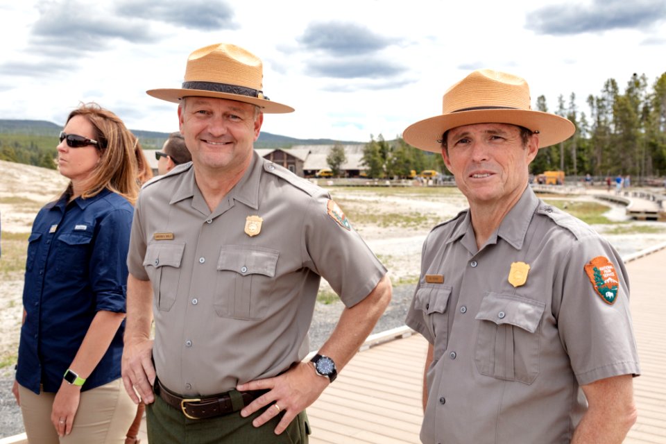 Superintendent Cam Sholly and Deputy Superintendent Pat Kenney