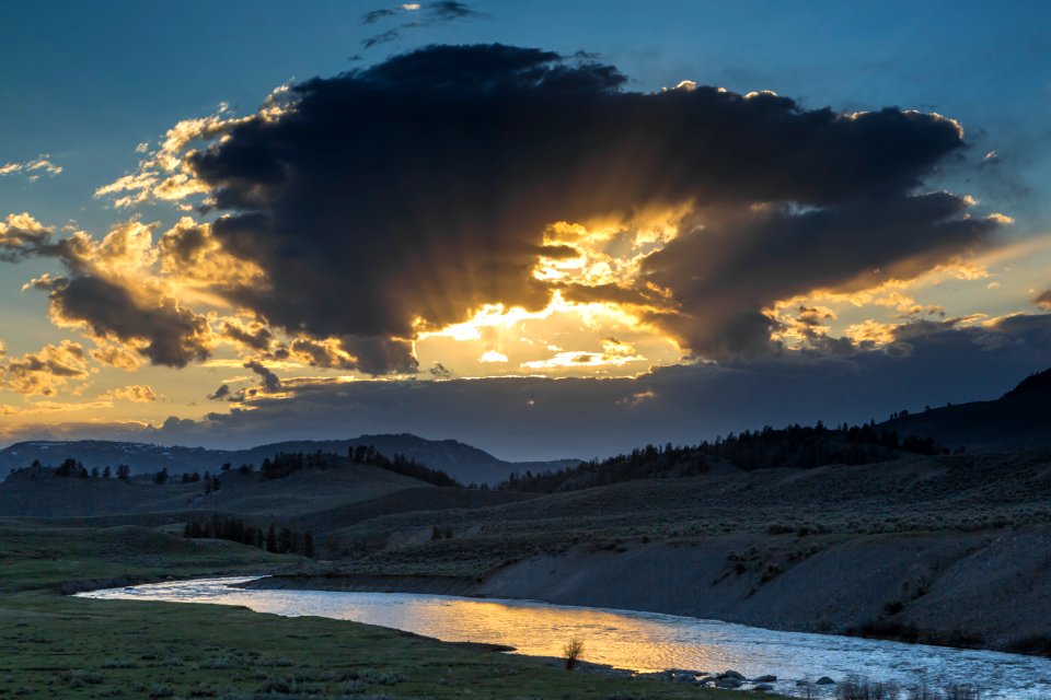 Sunset, Lamar Valley