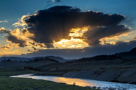 Sunset, Lamar Valley