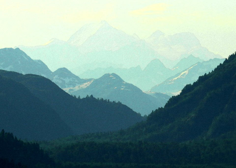 GLACIER BAY NATIONAL PARK, ALASKA - WATERCOLOR (53)