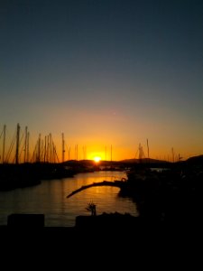 Alghero - Tramonto sul porto