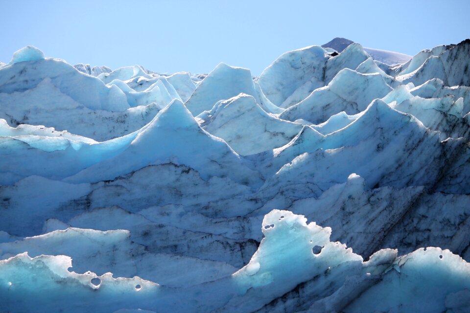 Ice glacier ice background