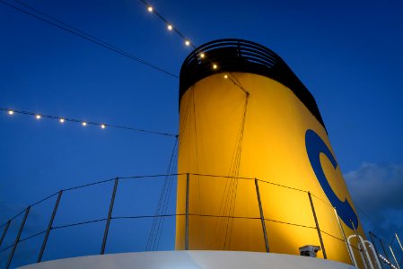 Funnel of the Costa Deliziosa