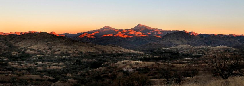 SANTA RITA MTS from Rte 82 near Pat Lake Rd (12-14-2019) (CBC morning)