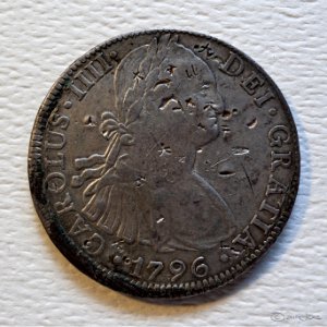 1796 Spanish Dollar, Mexico photo