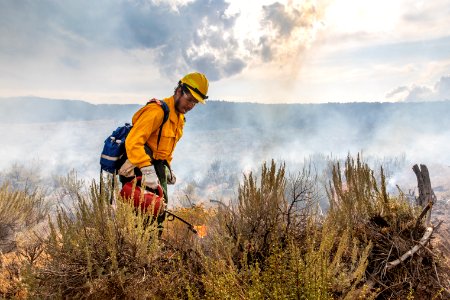 Blacklining the Trout Springs Rx Fire photo