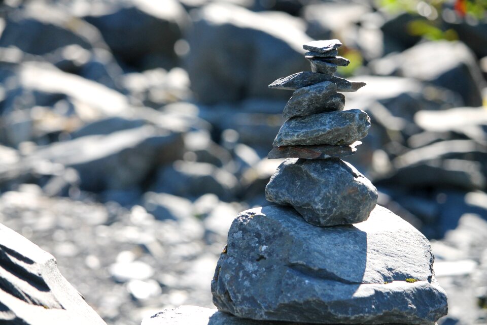 Rocks stack stone background