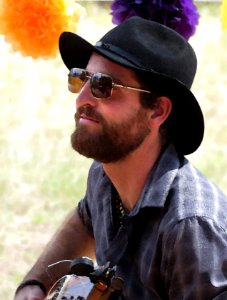 BORDERLAND FESTIVAL 2019 - Coronado National Memorial -53 - Derren Crosby of Maha Via Flamenco - PHOTOSHOP WATERCOLOR