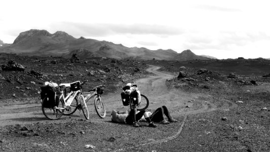 Cycling in Iceland 2015 photo