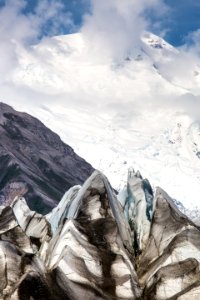 Seracs on the Kennicott Glacier photo