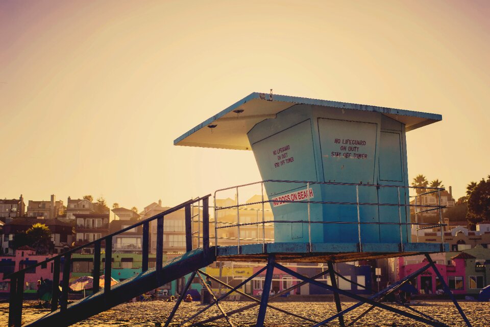Sand summer sunset