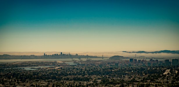 Oakland and San Francisco