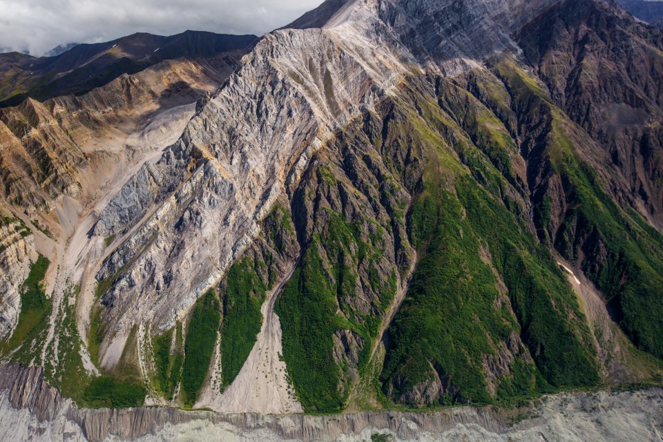 Erie Mine above the Root Glacier photo