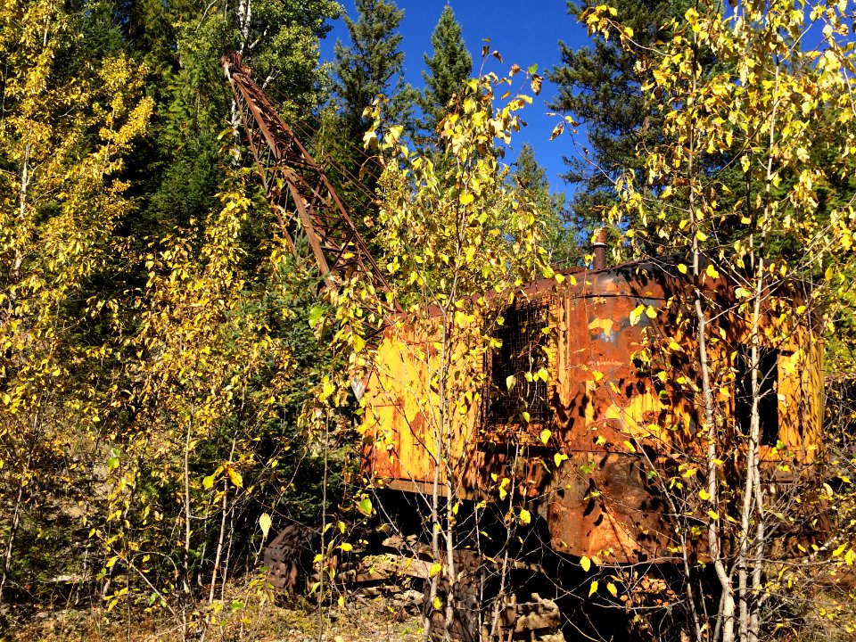 Dragline near Grand Forks BC