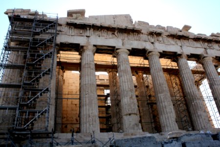 Parthenon, West Side, Athens, Greece