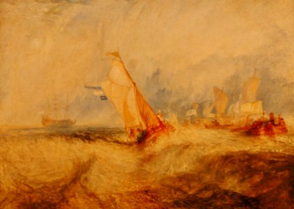 Van Tromp, going about to please his Masters, Ships a Sea,getting a Good Wetting, 1844, Josheph Mallord William Turner (1775-1851), English, Getty Center, Los Angeles, California photo