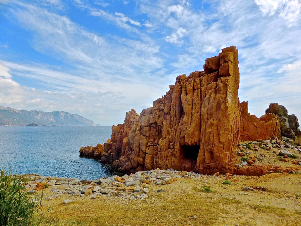 Seaside sardinia seashore