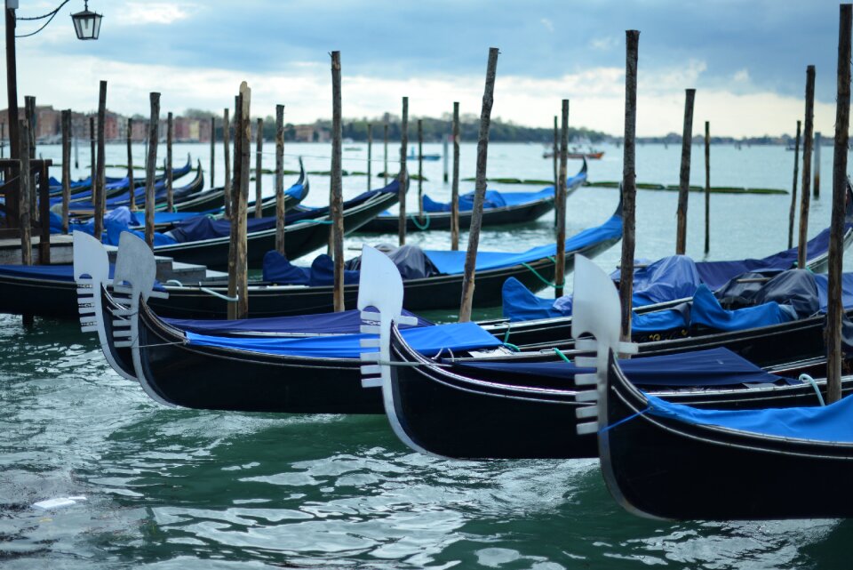 Gondolas italy water