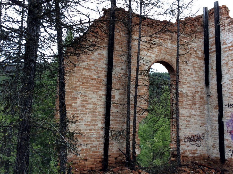 Smelter building Anaconda BC