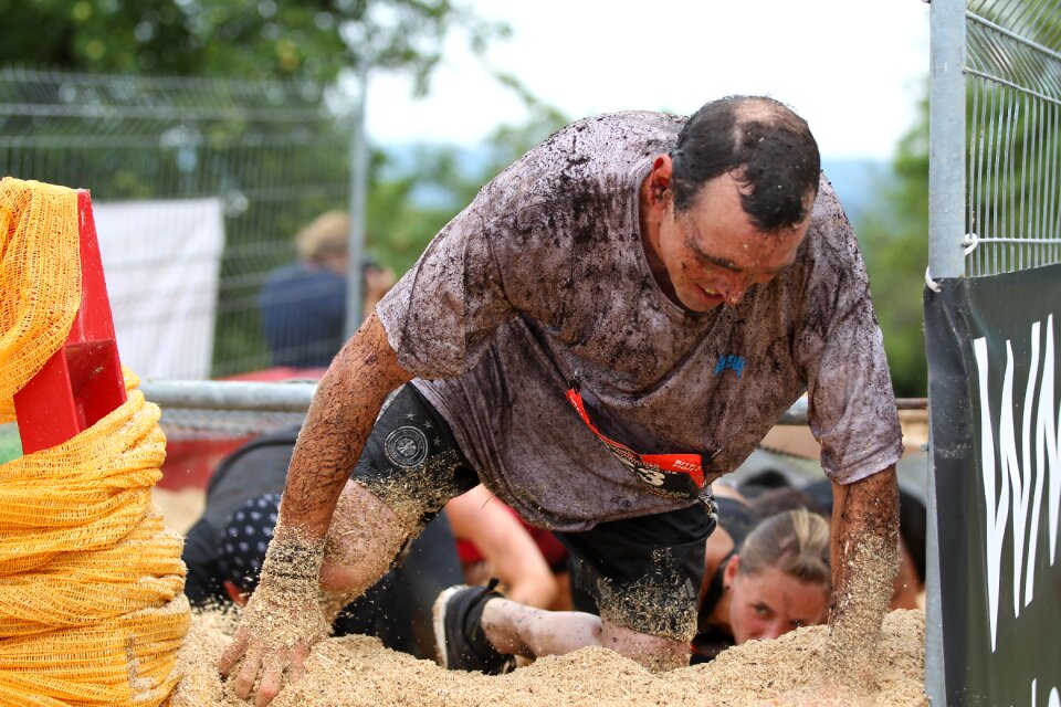 Cross country mudrun extreme running