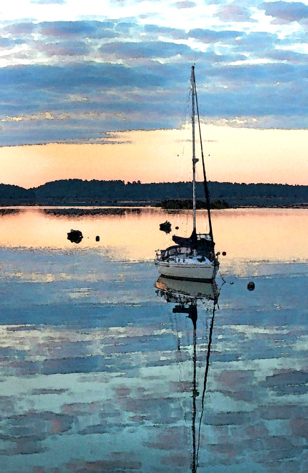 MAINE - STONINGTON, HANCOCK CO - PHOTOSHOP WATERCOLOR FILTER (52)