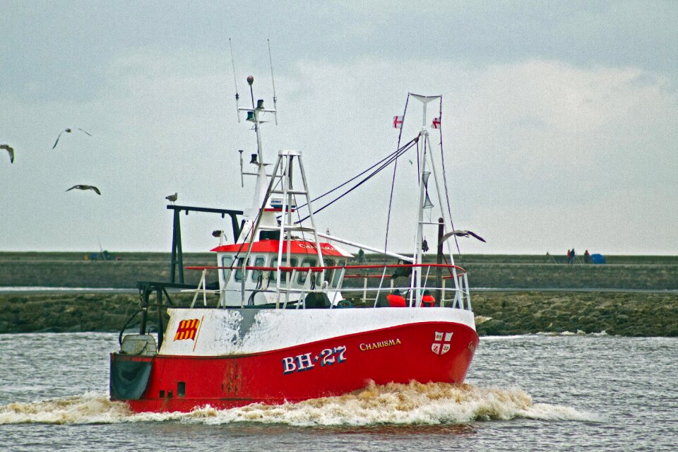 Fishing trawlers river tyne