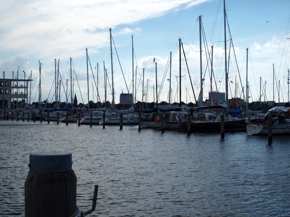 Twilight boats water